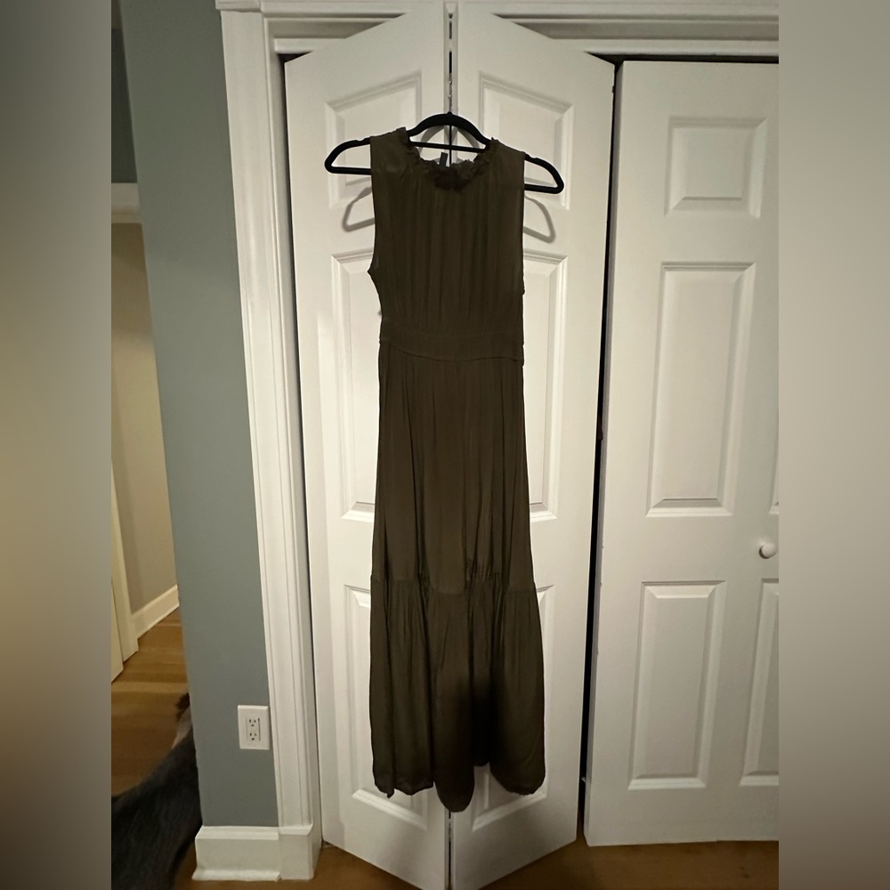Grade & Gather Olive Green Maxi Dress